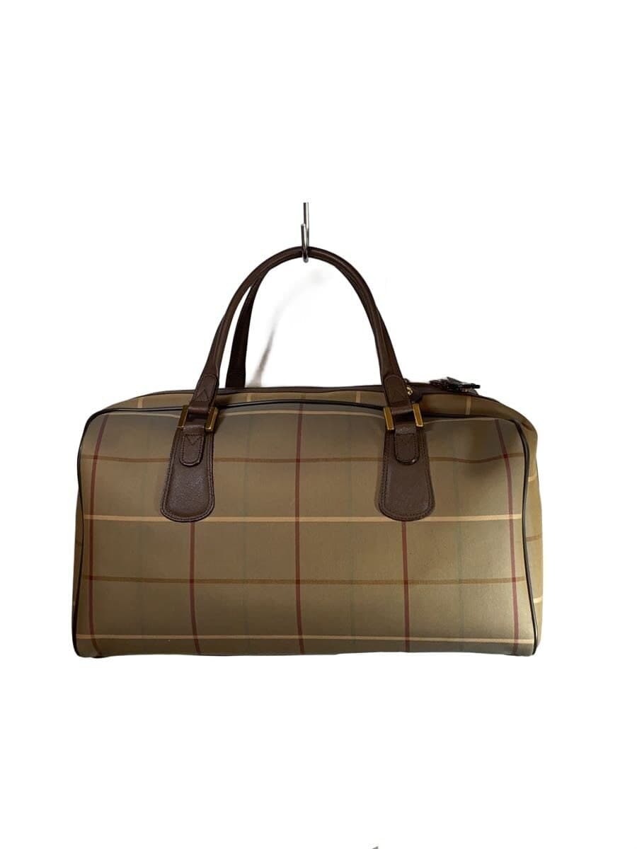 BURBERRYS Boston Bag Nylon BRW Check 3