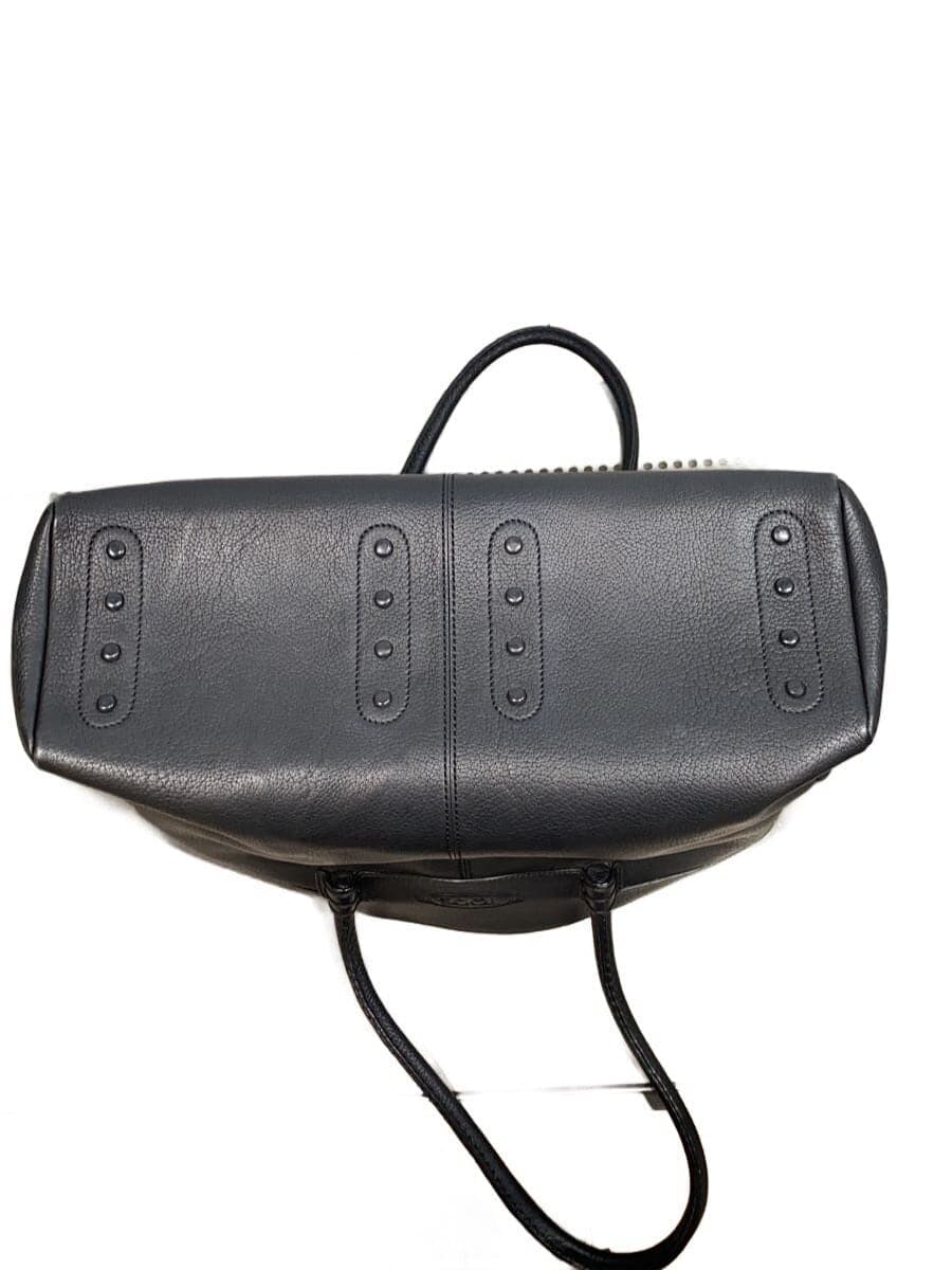 TOD’S Tote Bag Leather BLK 4