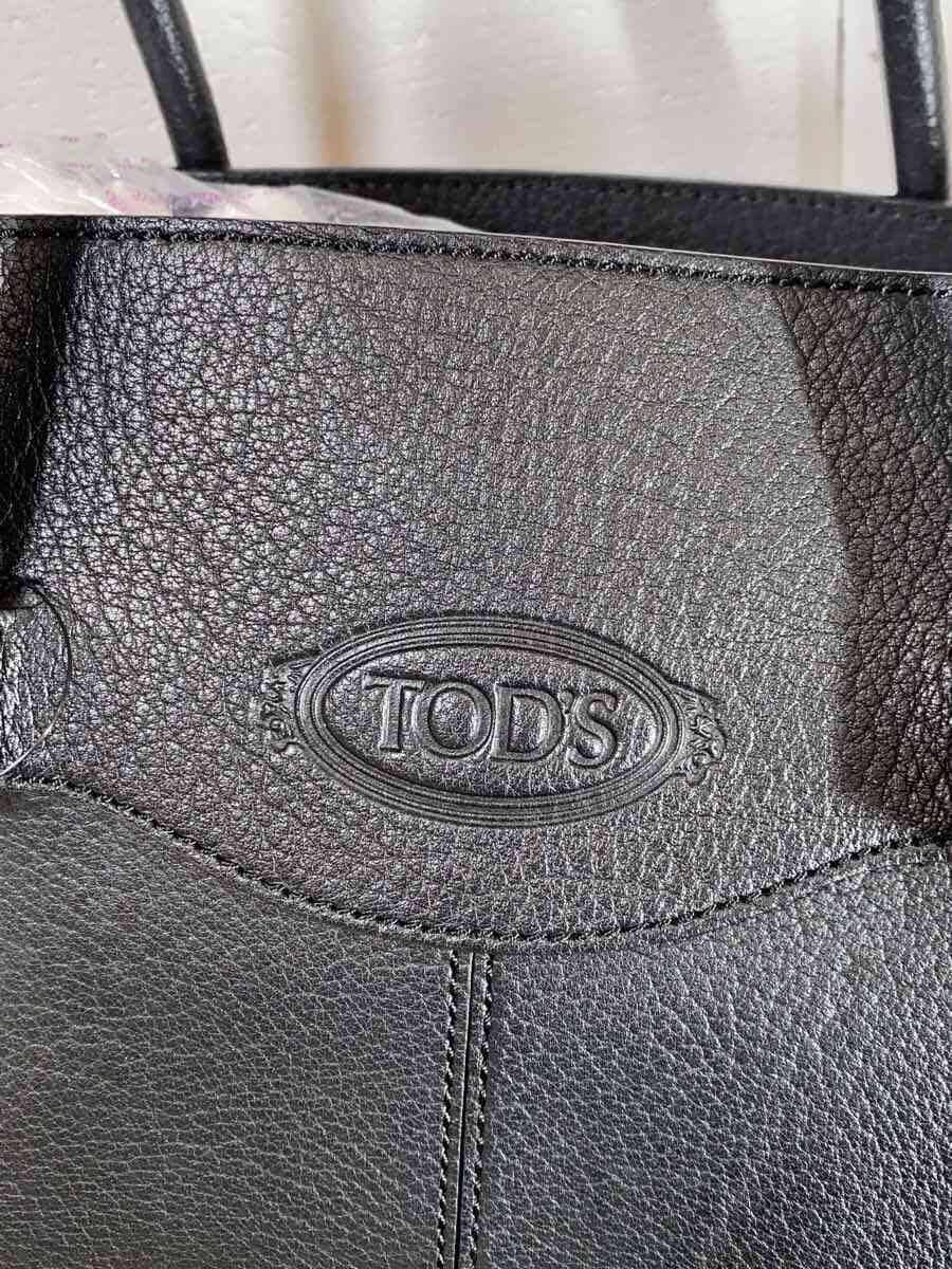 TOD’S Tote Bag Leather BLK 5