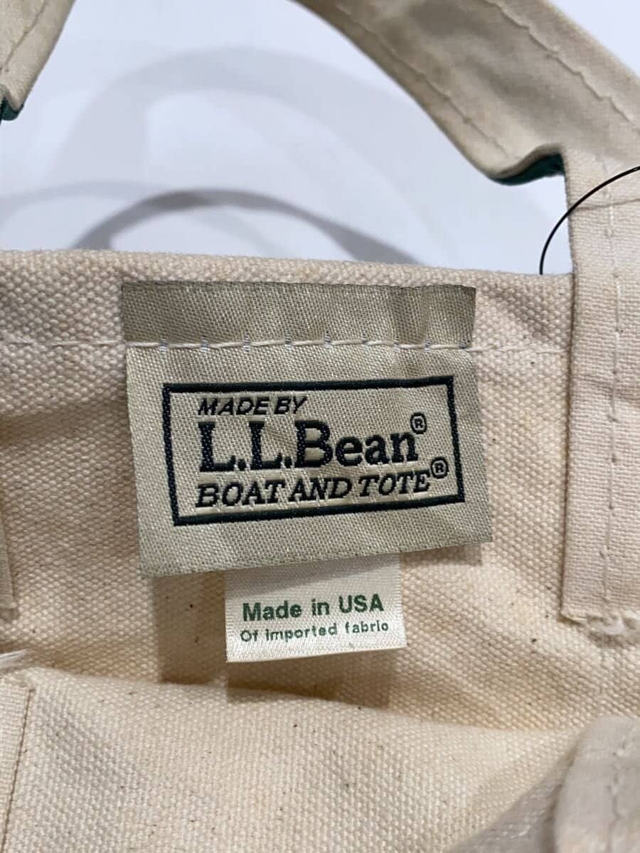 L.L.Bean Tote Bag Made in the USA Canvas BEG 5