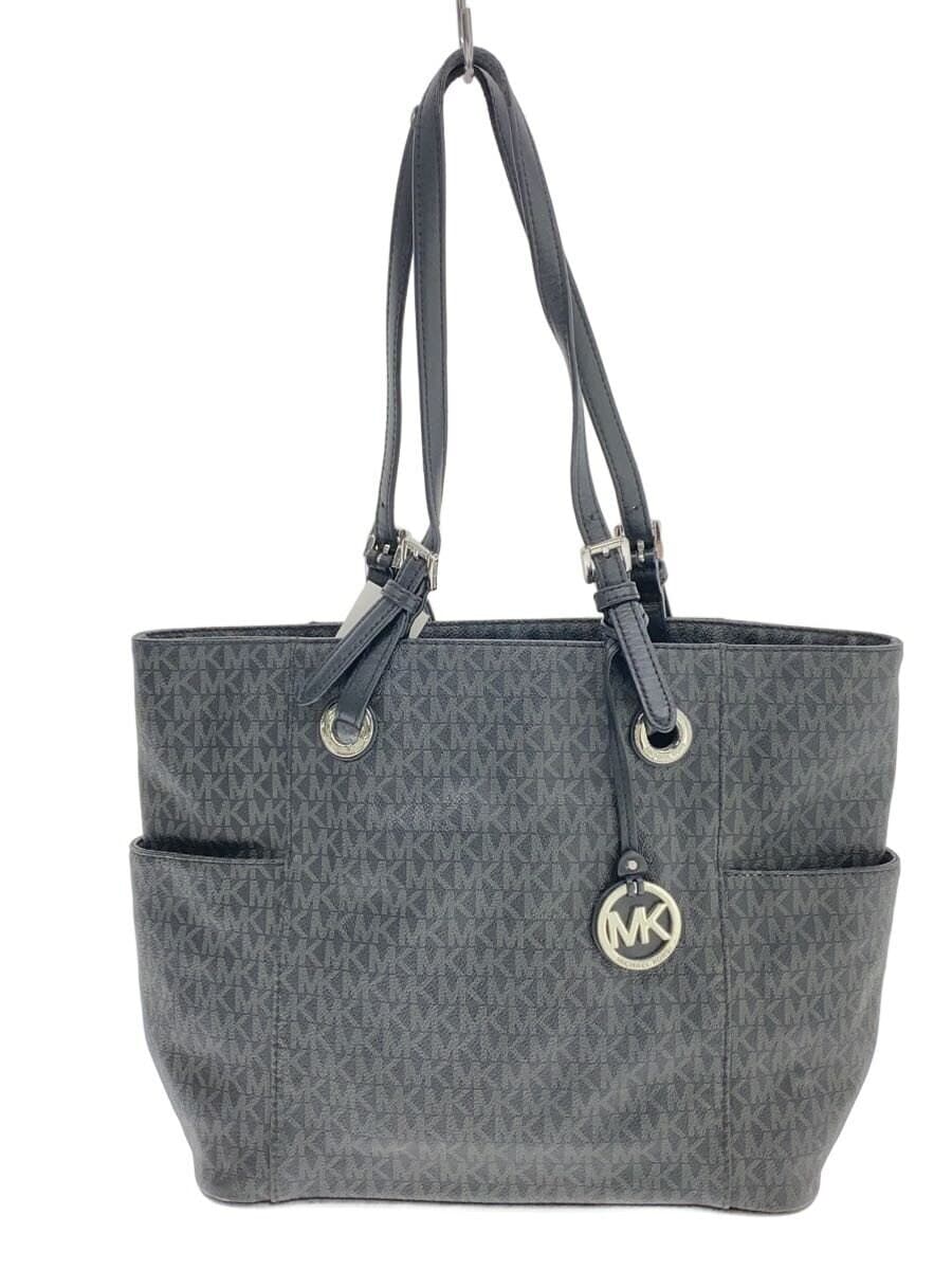 MICHAEL KORS Jet Set Travel Small Logo Tote Bag BLK 30S7STTT3V