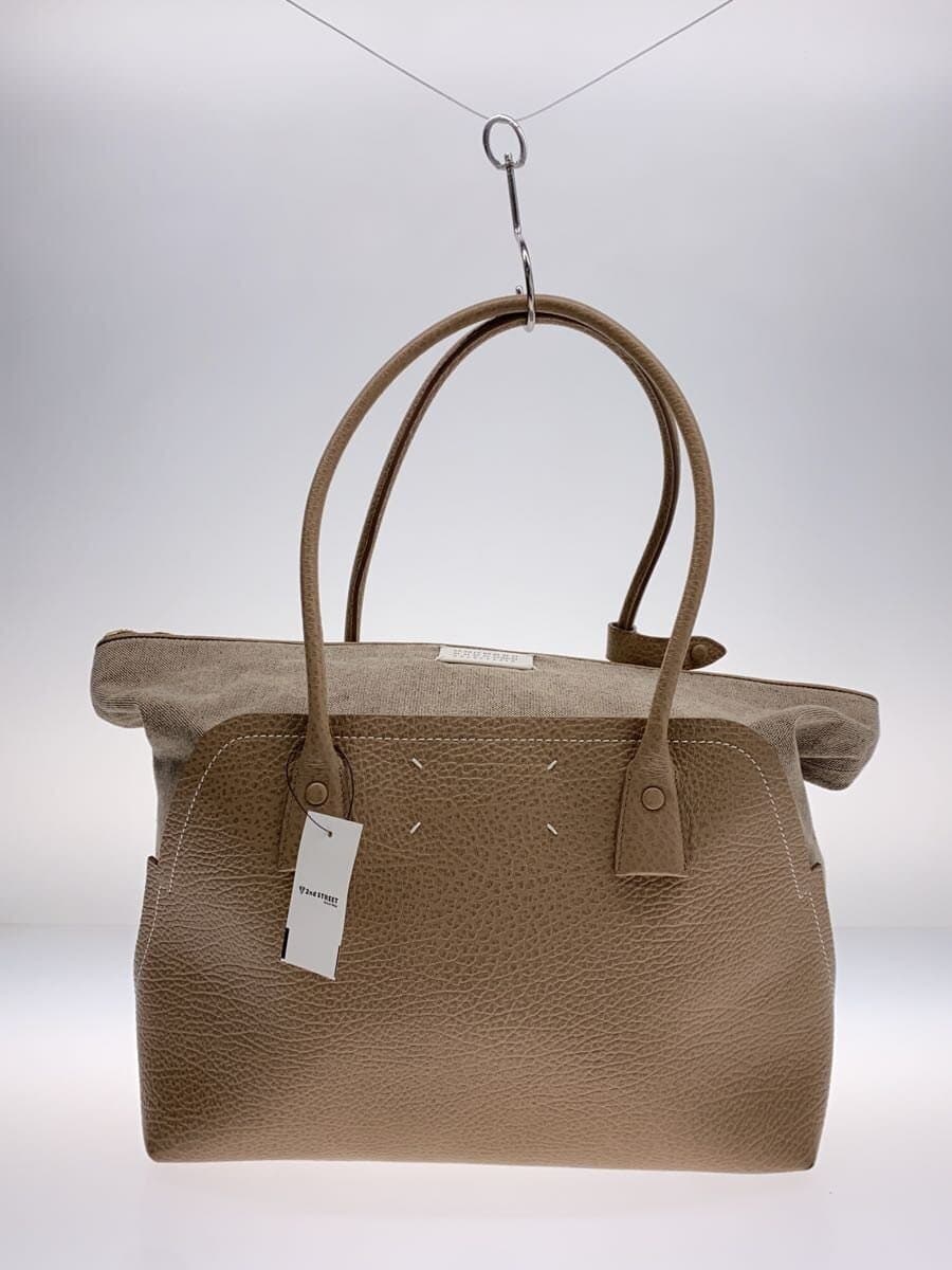 Maison Margiela5AC SHOPPING MEDIUM Bag Cowhide BEG SB1WC0012 3