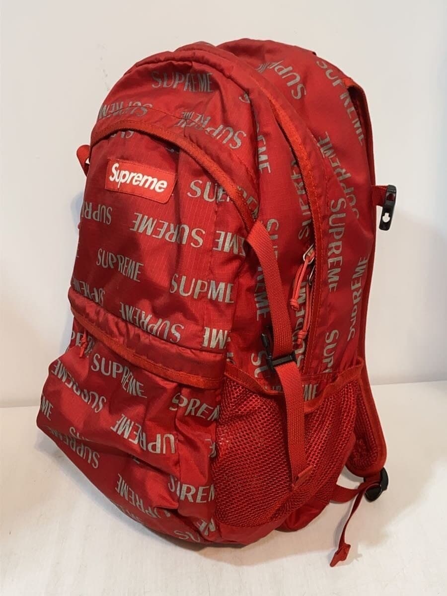 Supreme3m reflective backpack Backpack Nylon RED 2