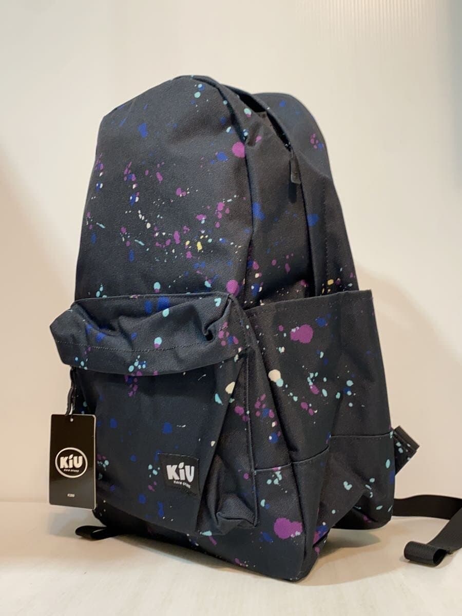 Ki U Backpack Navy All Over Pattern 2