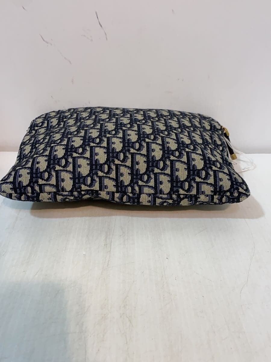 Christian Dior Oblique Pouch Canvas NVY All Over Pattern 26-MA-0199 4