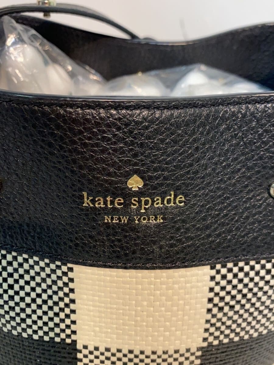 kate spade new york Marty Festive Check Bucket 2-Way Shoulder Bag BLK Check 5