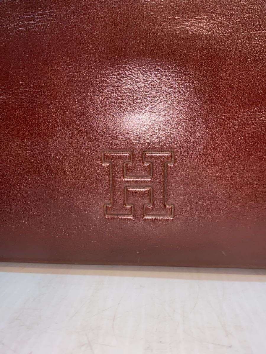 HIROFU Trapezoid Tote Bag Leather Brown 5
