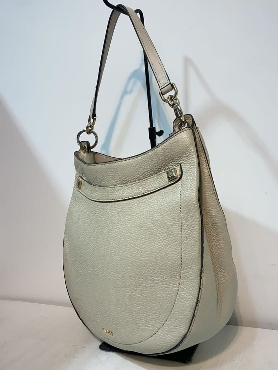 FURLAAFRODITE Shoulder Bag Leather Gray WB00674 2