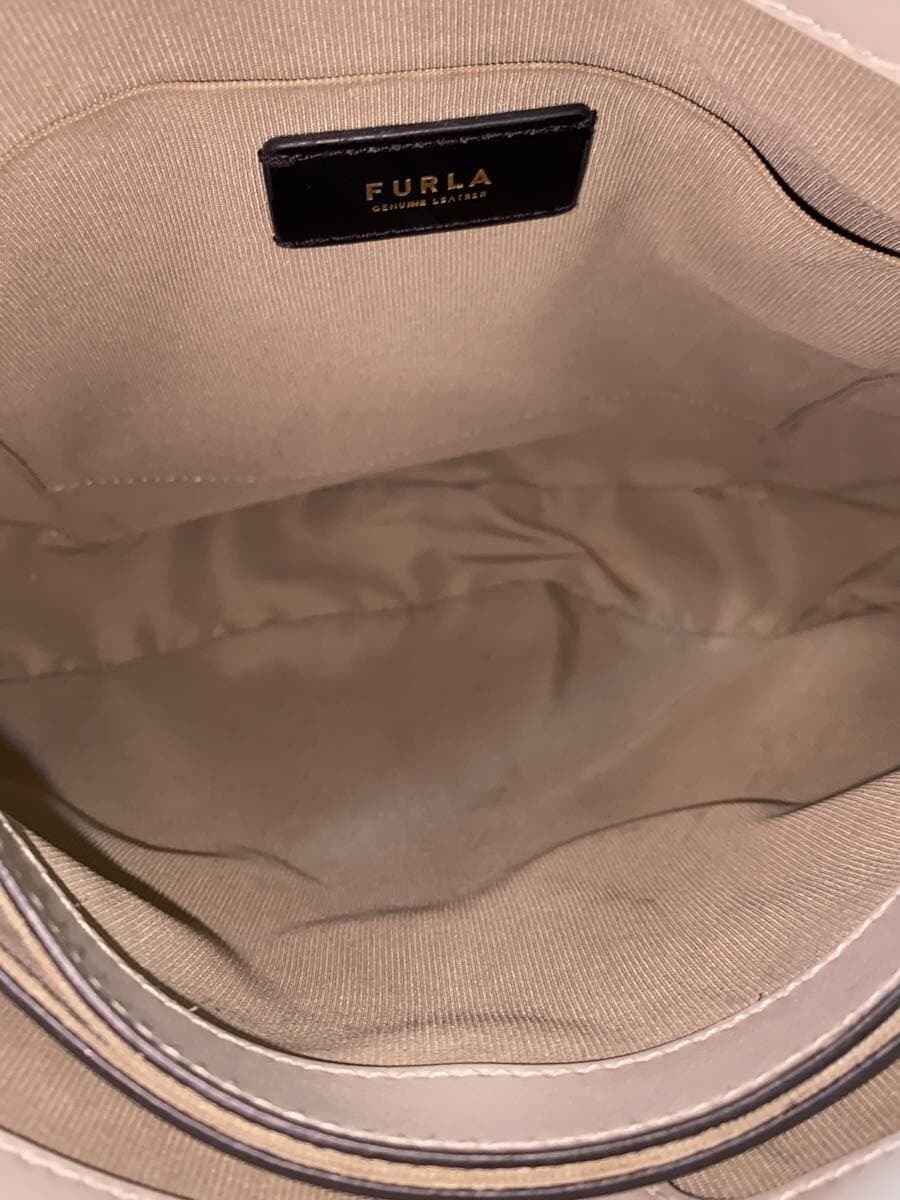 FURLAAFRODITE Shoulder Bag Leather Gray WB00674 6