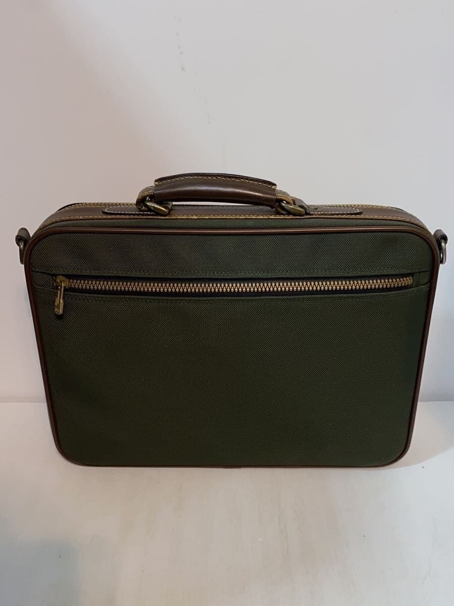 SAMSONITE Strap Metal Briefcase Canvas GRN 3