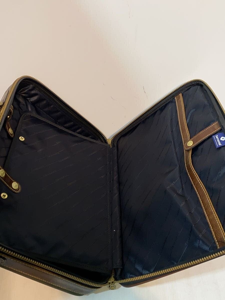 SAMSONITE Strap Metal Briefcase Canvas GRN 6