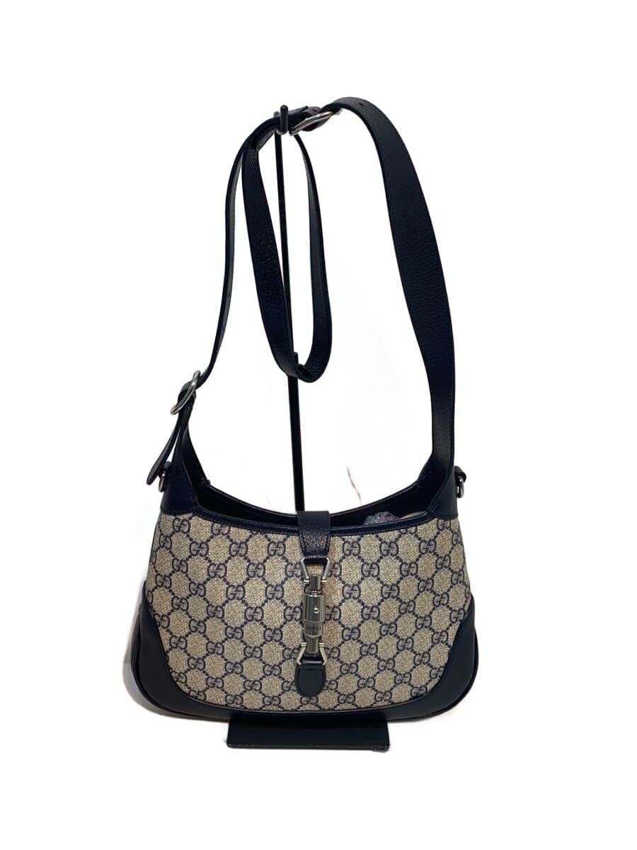 GUCCI Small Shoulder Bag_Jackie 1961_GG Supreme PVC NVY All Over Pattern 678843