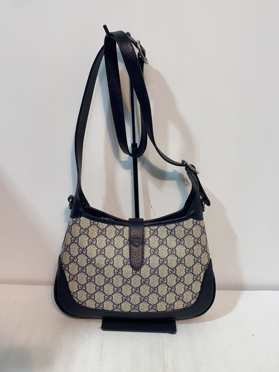 GUCCI Small Shoulder Bag_Jackie 1961_GG Supreme PVC NVY All Over Pattern 678843 3