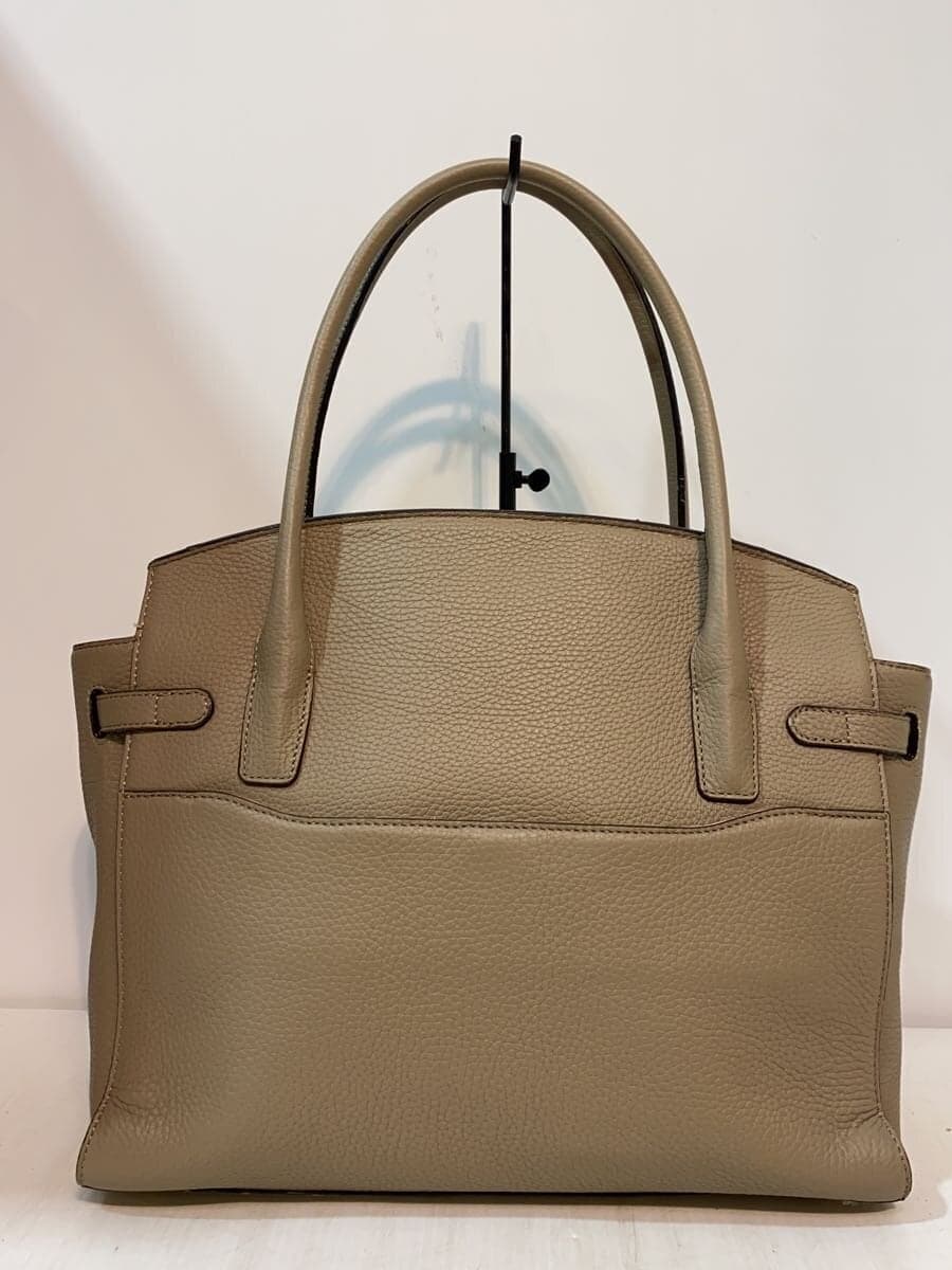 COCOCELUX GOLD Hercules GOLD Shrink Belt Design 2WAY Handbag -- BEG 3