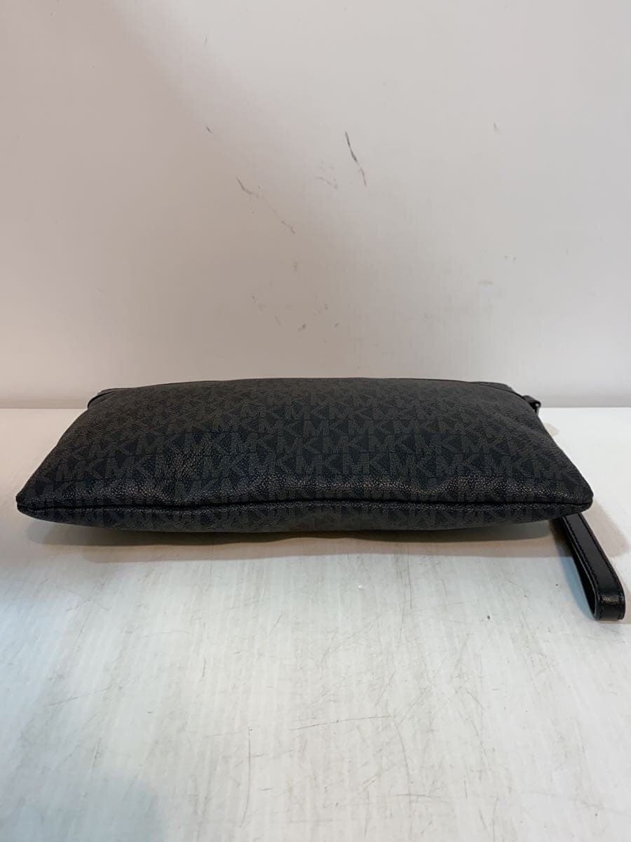 MICHAEL KORS Logo Travel Pouch Second Bag Canvas Black All-Over Print 33F9LACU2B 4