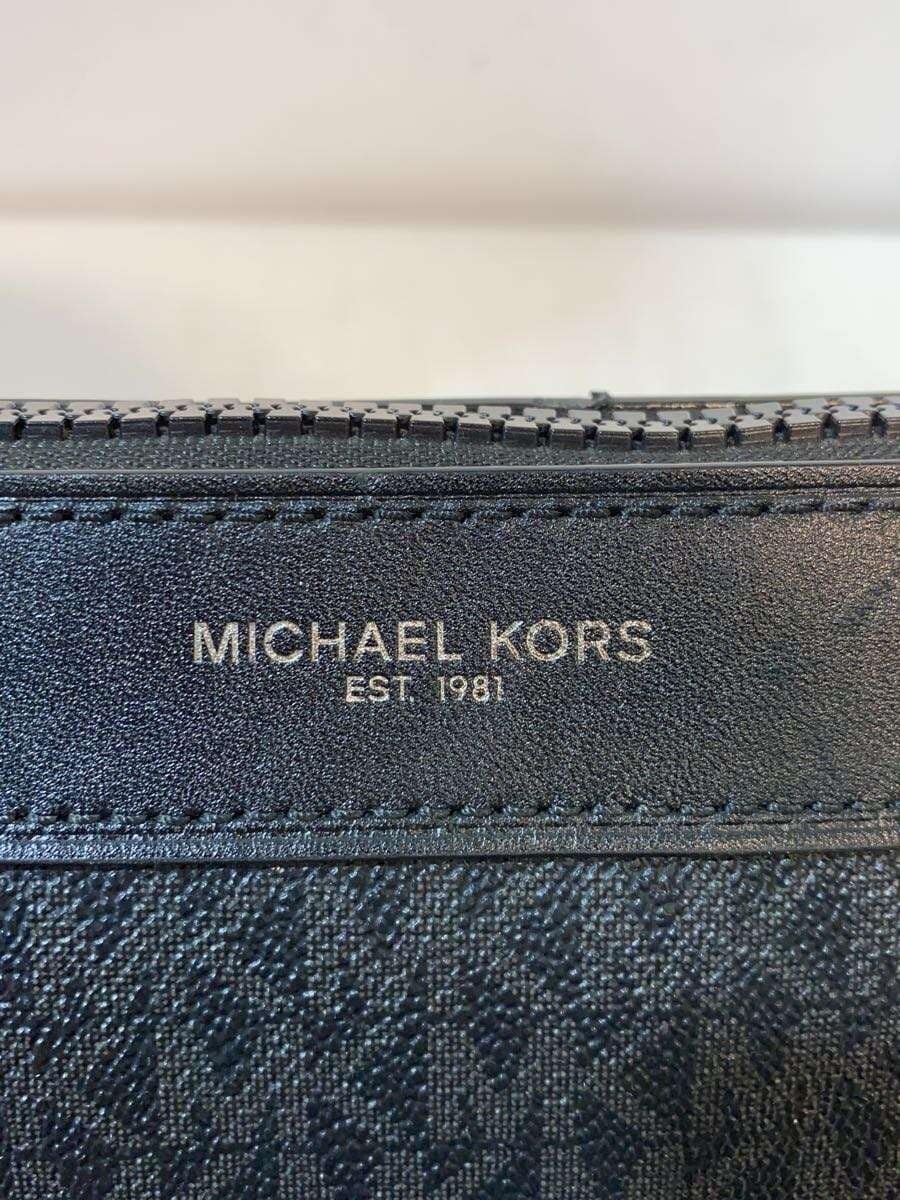 MICHAEL KORS Logo Travel Pouch Second Bag Canvas Black All-Over Print 33F9LACU2B 5