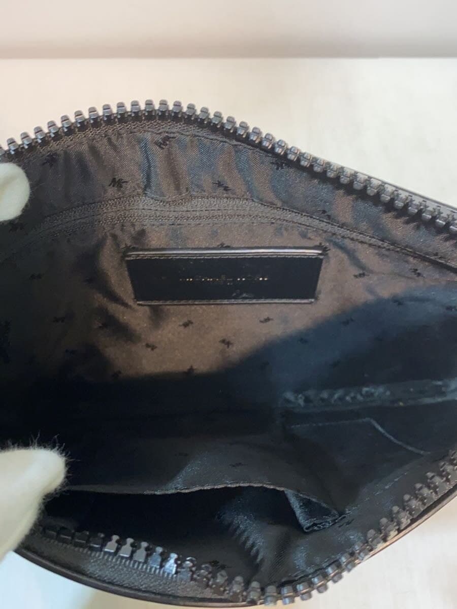 MICHAEL KORS Logo Travel Pouch Second Bag Canvas Black All-Over Print 33F9LACU2B 6