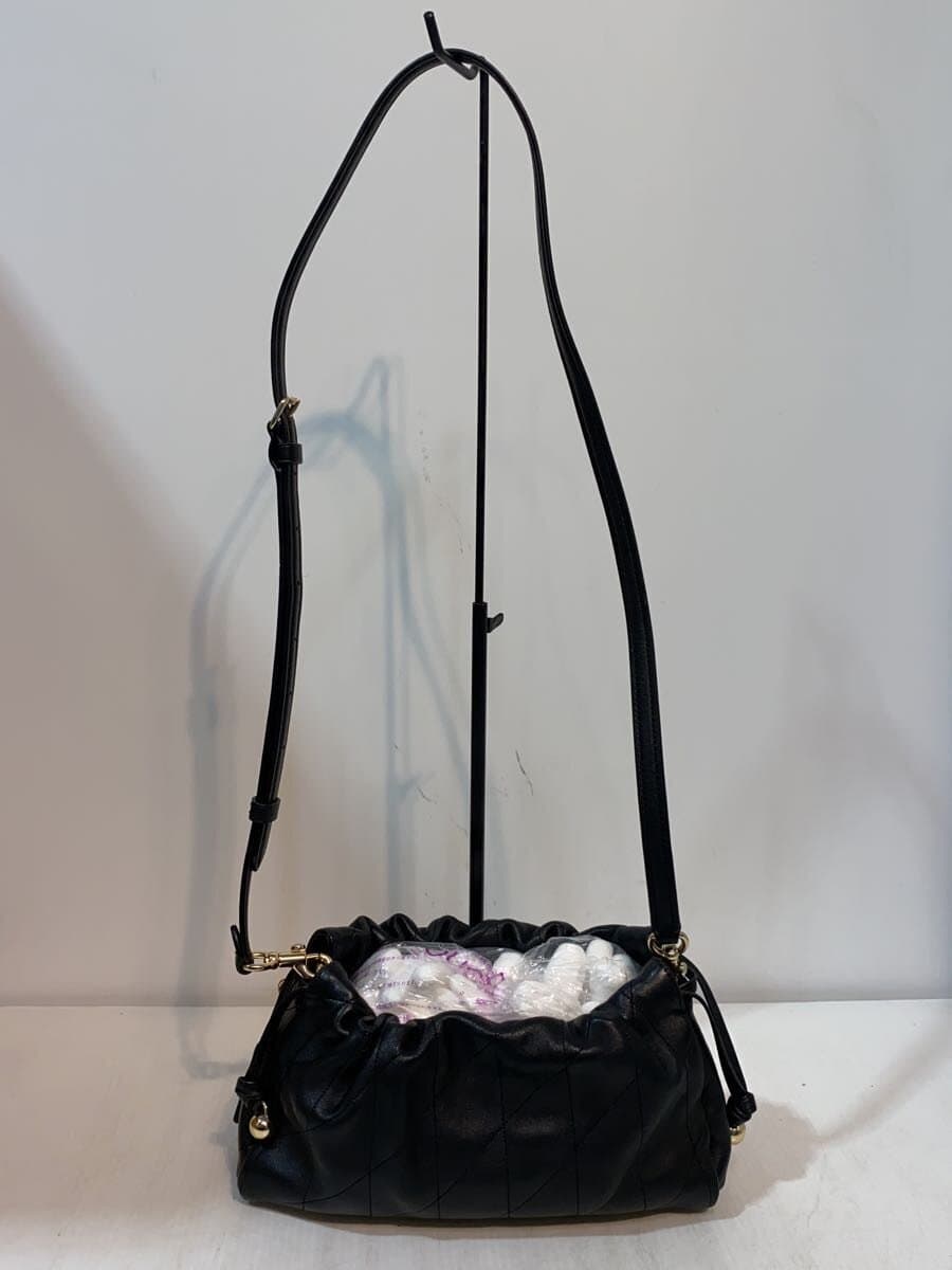 COACH Faye Quilted Shoulder Bag Leather BLK CCZ54 3