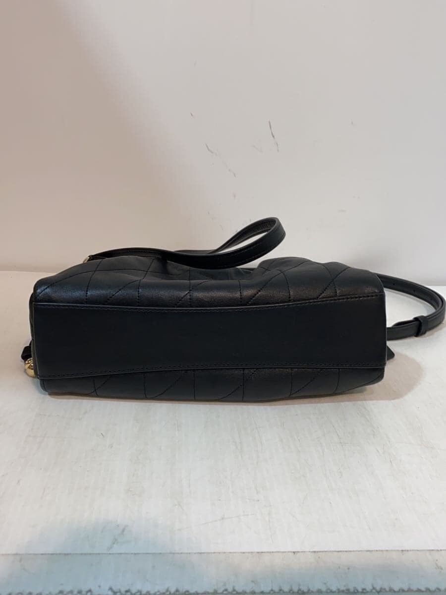 COACH Faye Quilted Shoulder Bag Leather BLK CCZ54 4