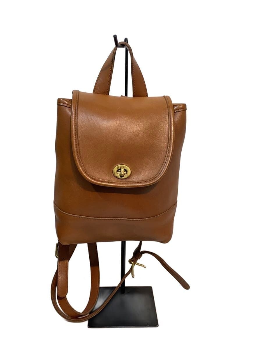 COACHOLD Turn Lock Glove Leather Made in the United States Backpack Leather BRW