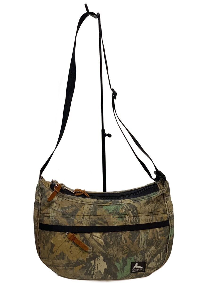 GREGORYUSA product old tag tree camo shoulder bag -- KHK camouflage
