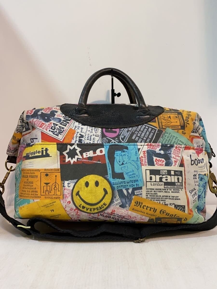 Jas-M.B. × museum neuS WINGS TRAVELLER Boston bag canvas multicolor all-over 3