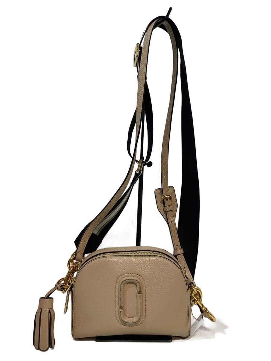 MARC JACOBS Double J Shoulder Bag Cowhide BEG M0015468