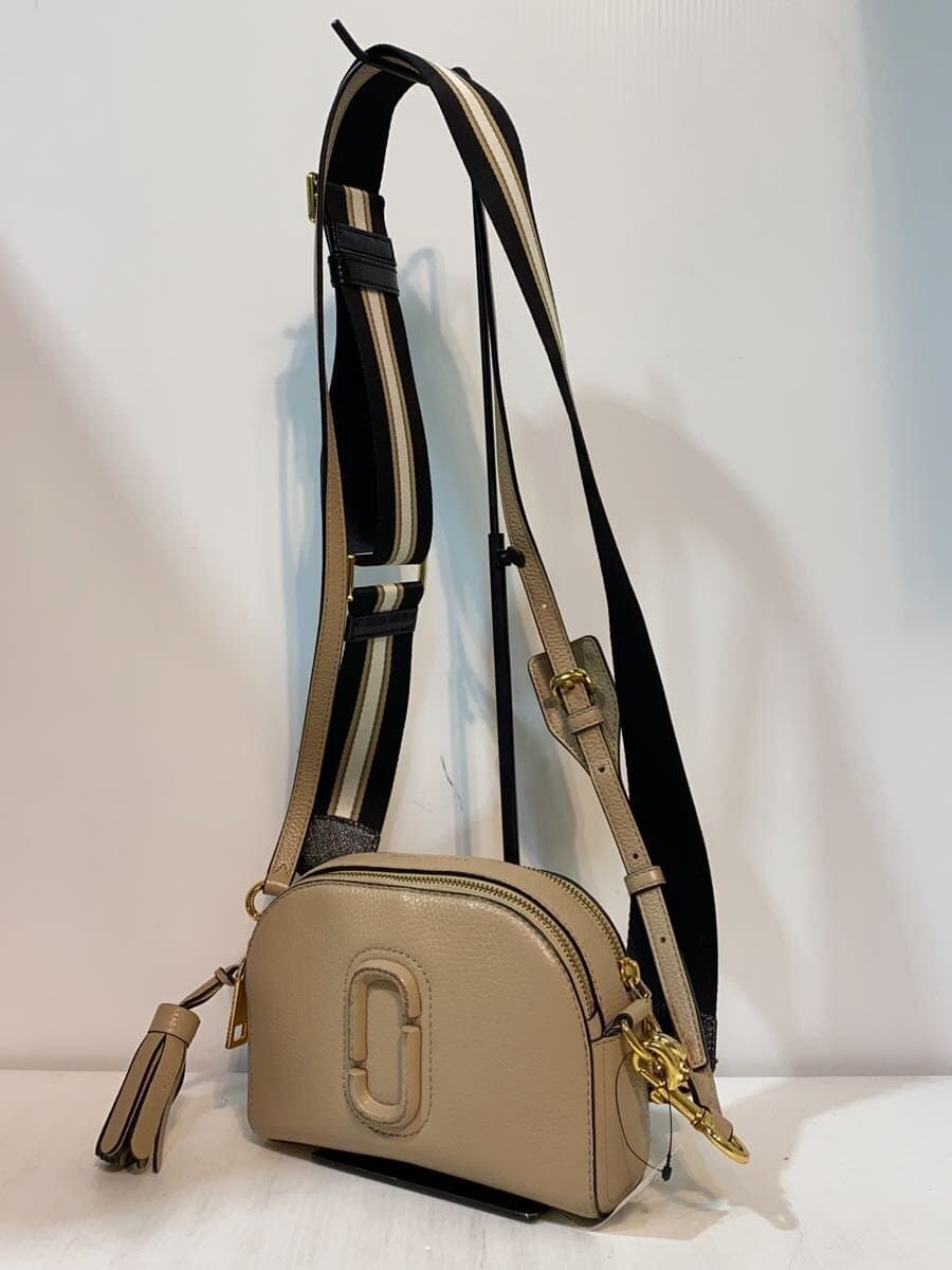 MARC JACOBS Double J Shoulder Bag Cowhide BEG M0015468 2
