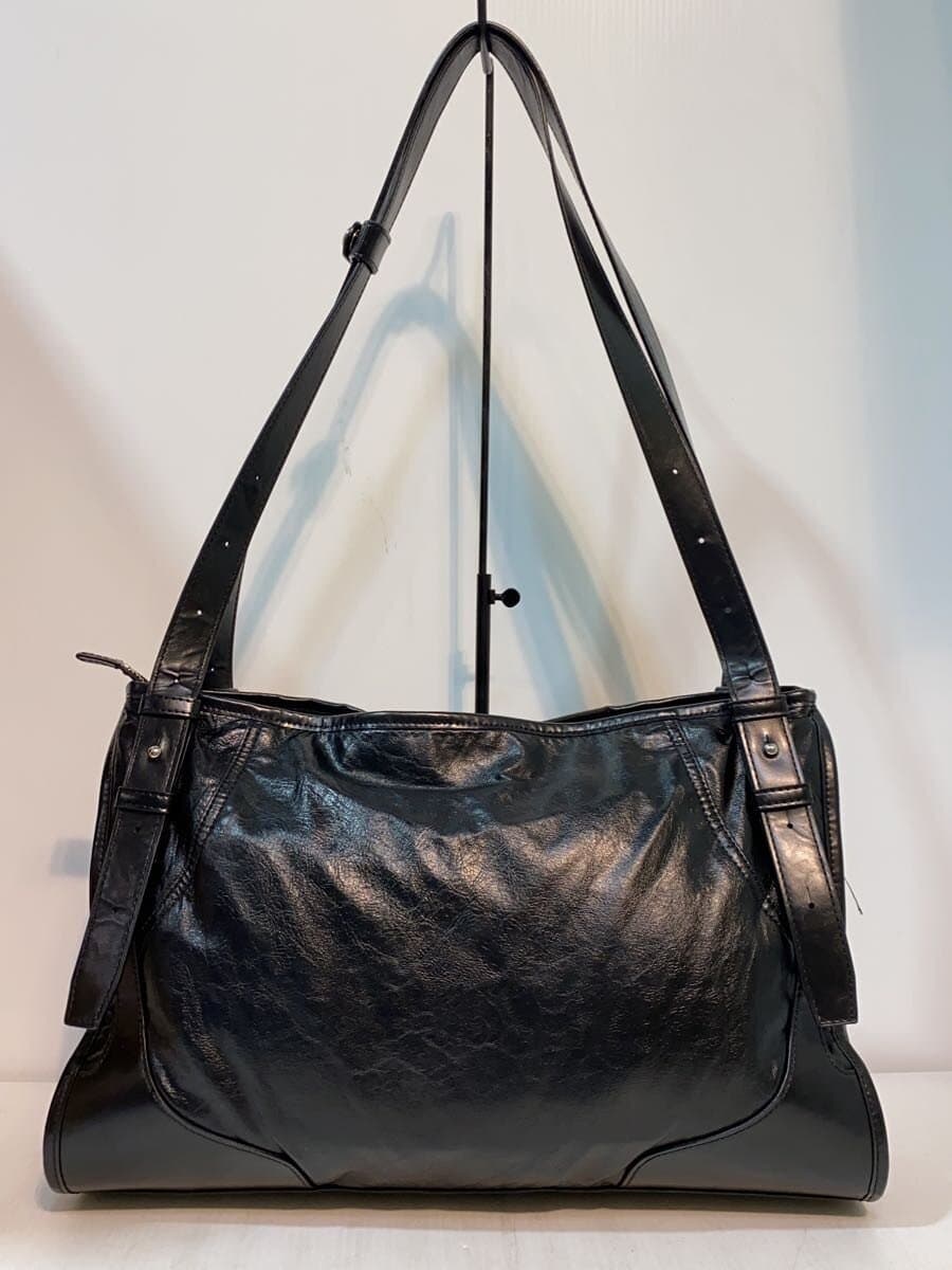 Matin Kim TWO-WAY STRAP SQUARE BAG Faux Leather Black MK2500BG043V 3