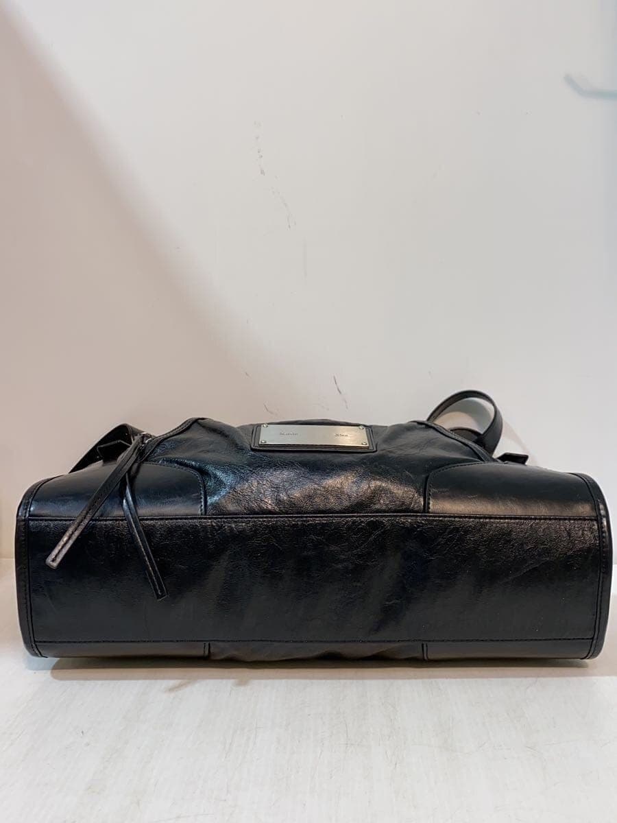 Matin Kim TWO-WAY STRAP SQUARE BAG Faux Leather Black MK2500BG043V 4