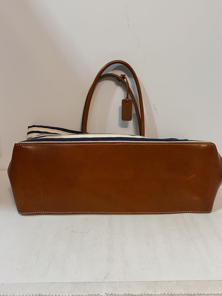 Felisi Tote Bag Canvas Navy Navy Stripes 11-20 4