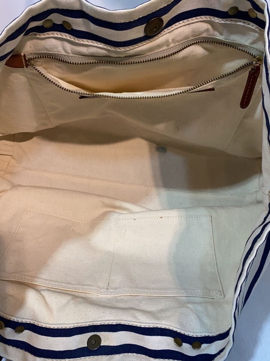 Felisi Tote Bag Canvas Navy Navy Stripes 11-20 6