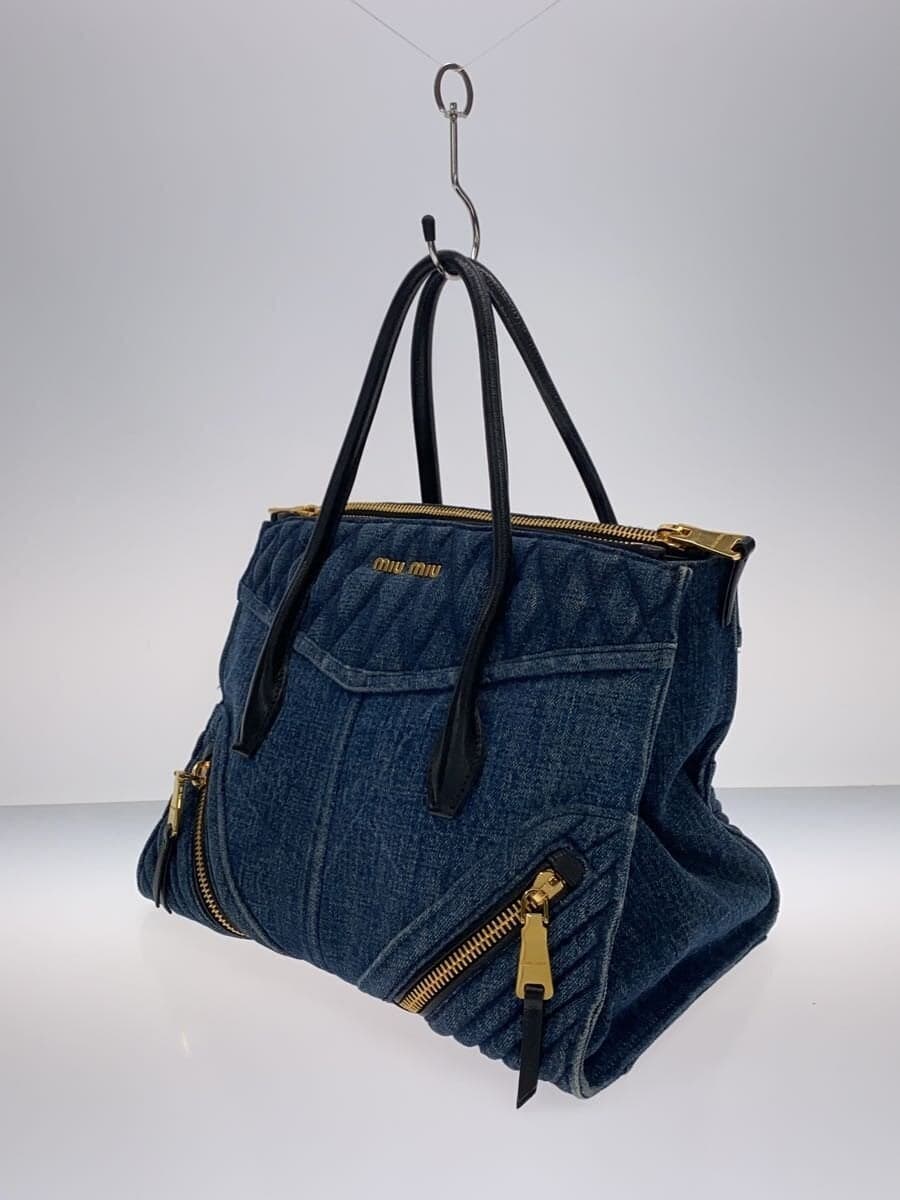 MIU MIU bag denim biker IDG plain 2