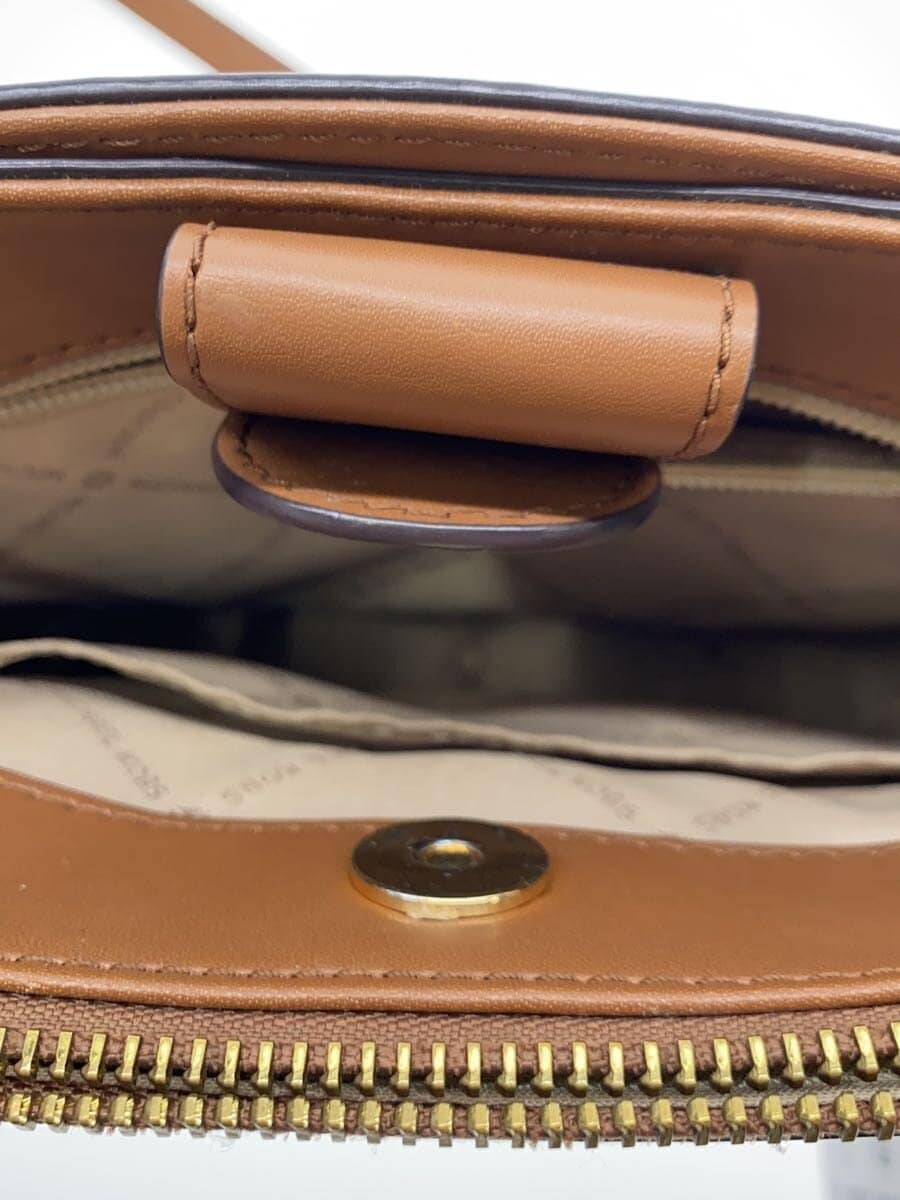 MICHAEL KORS handbag PVC BRW all-over pattern 35F9GAKS1B 6