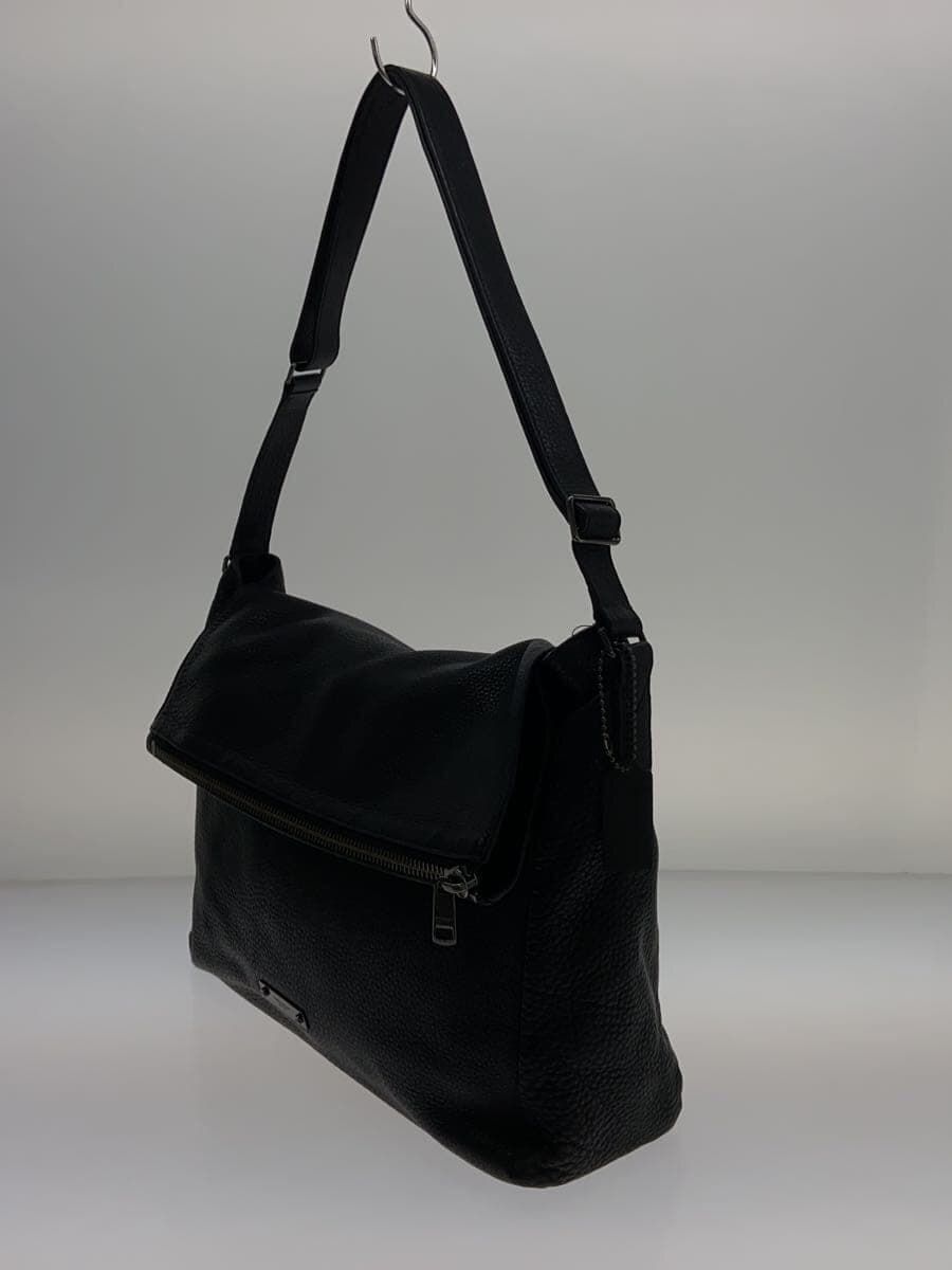 COACH Shoulder Bag Leather BLK Solid 71236 2