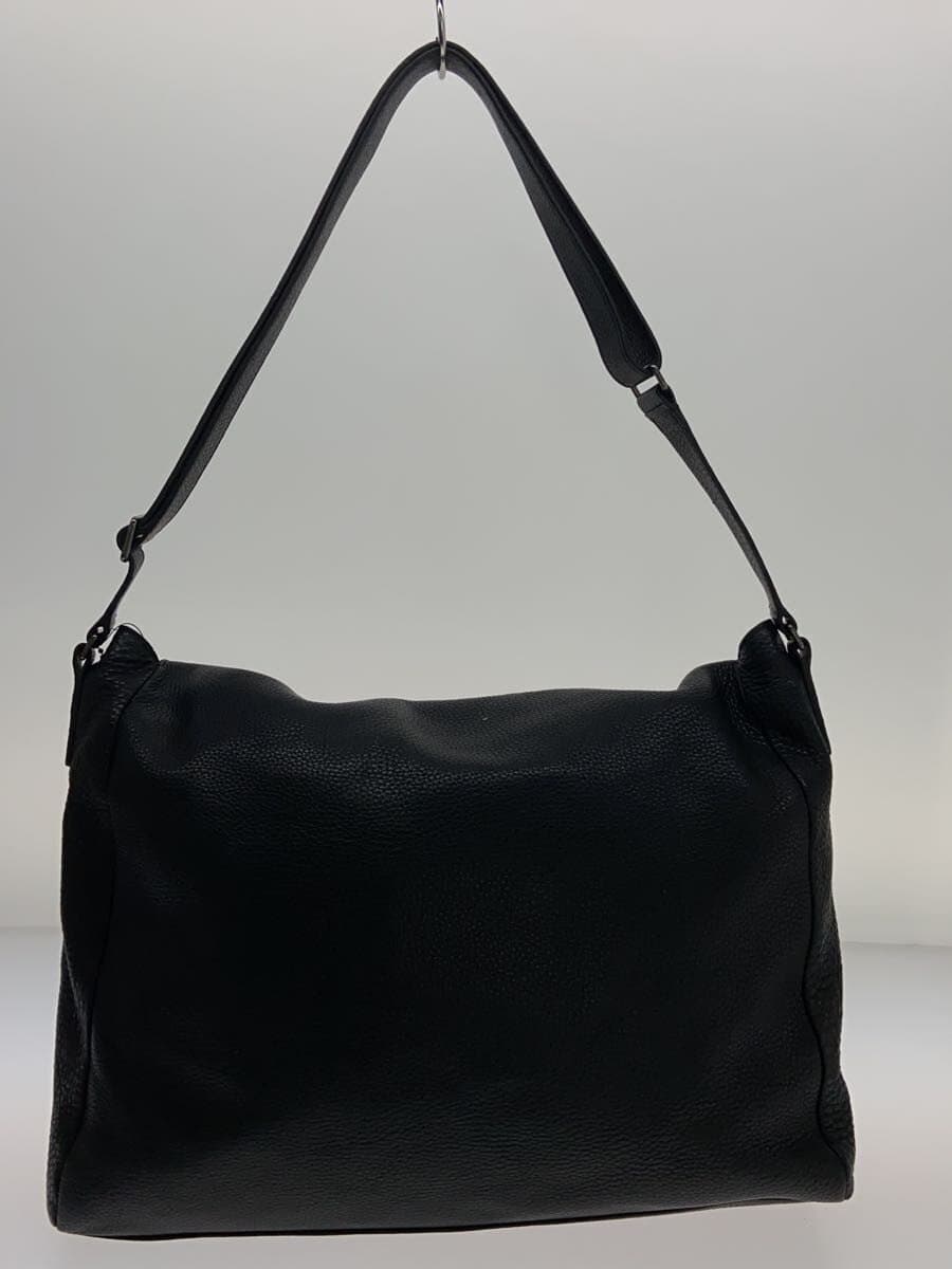 COACH Shoulder Bag Leather BLK Solid 71236 3