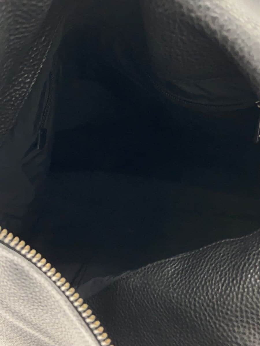 COACH Shoulder Bag Leather BLK Solid 71236 6