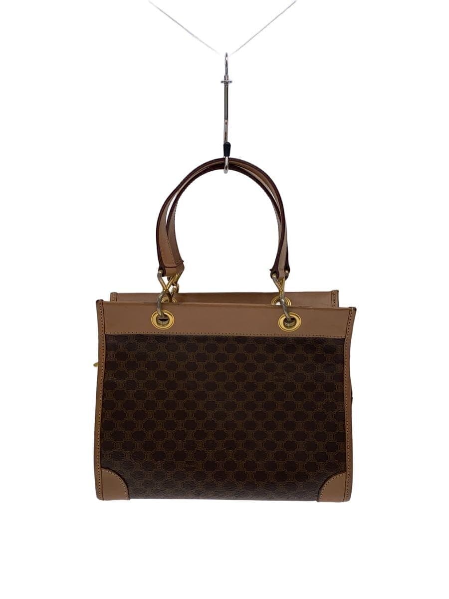 CELINE Handbag PVC BRW All-over print