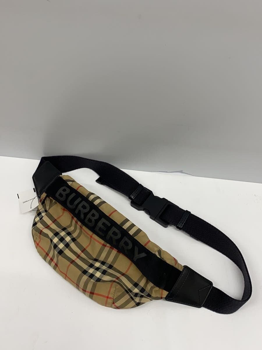 BURBERRY Shoulder Bag PVC BEG Check 2
