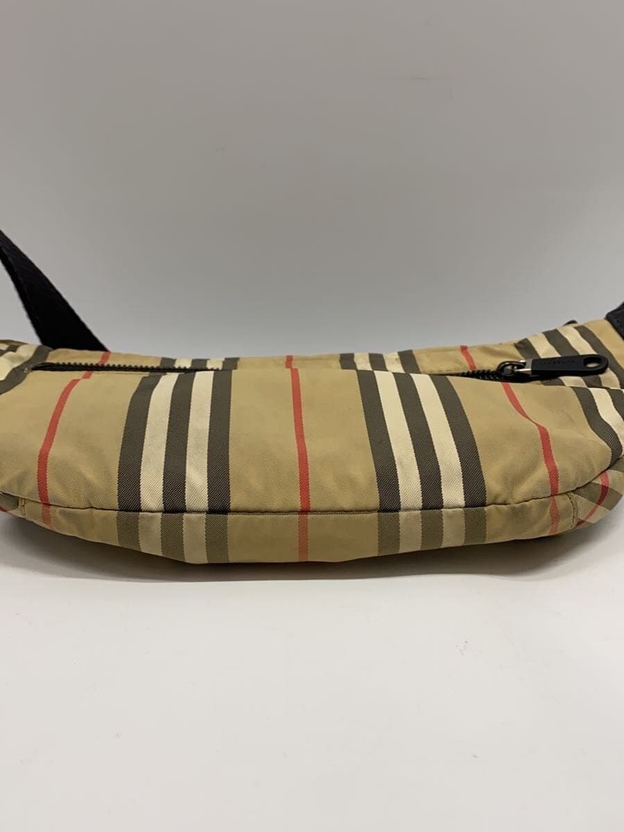 BURBERRY Shoulder Bag PVC BEG Check 4