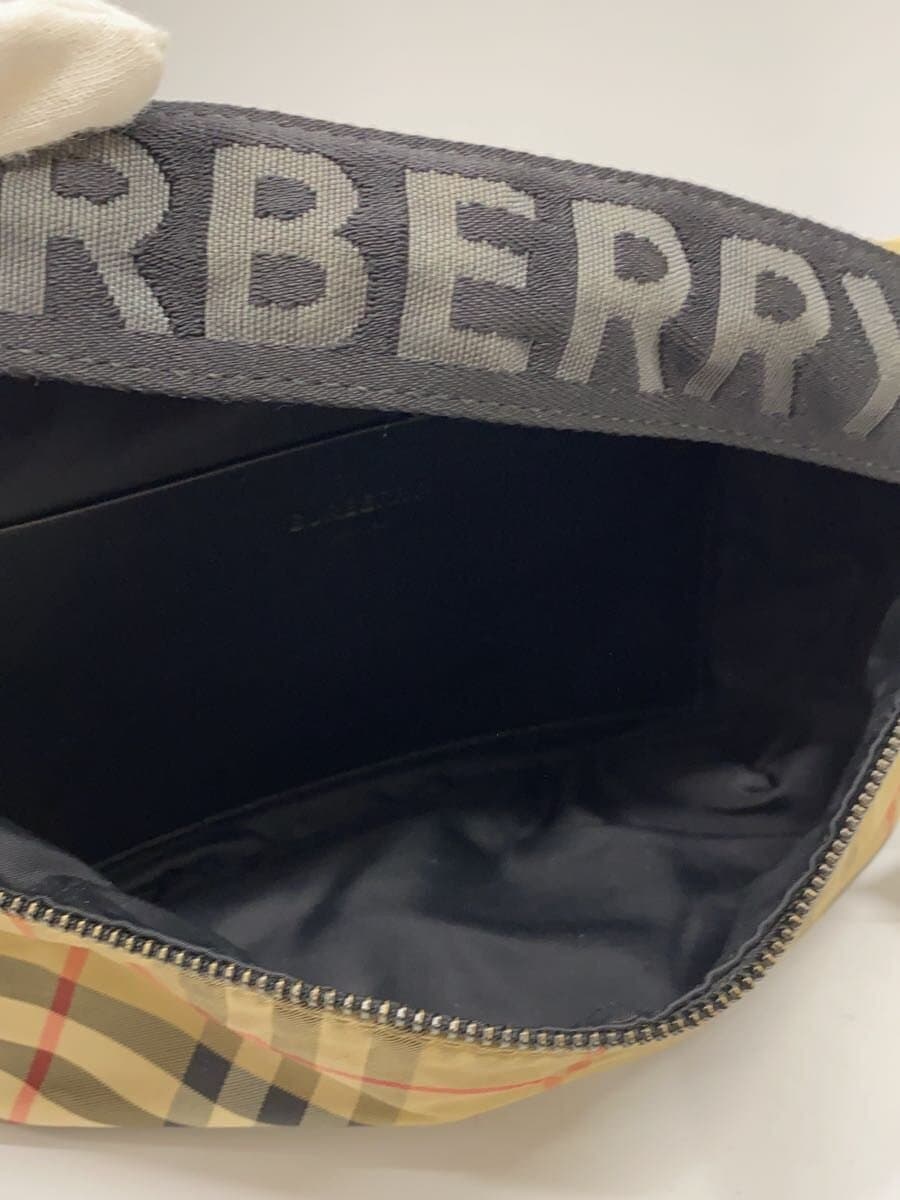 BURBERRY Shoulder Bag PVC BEG Check 6