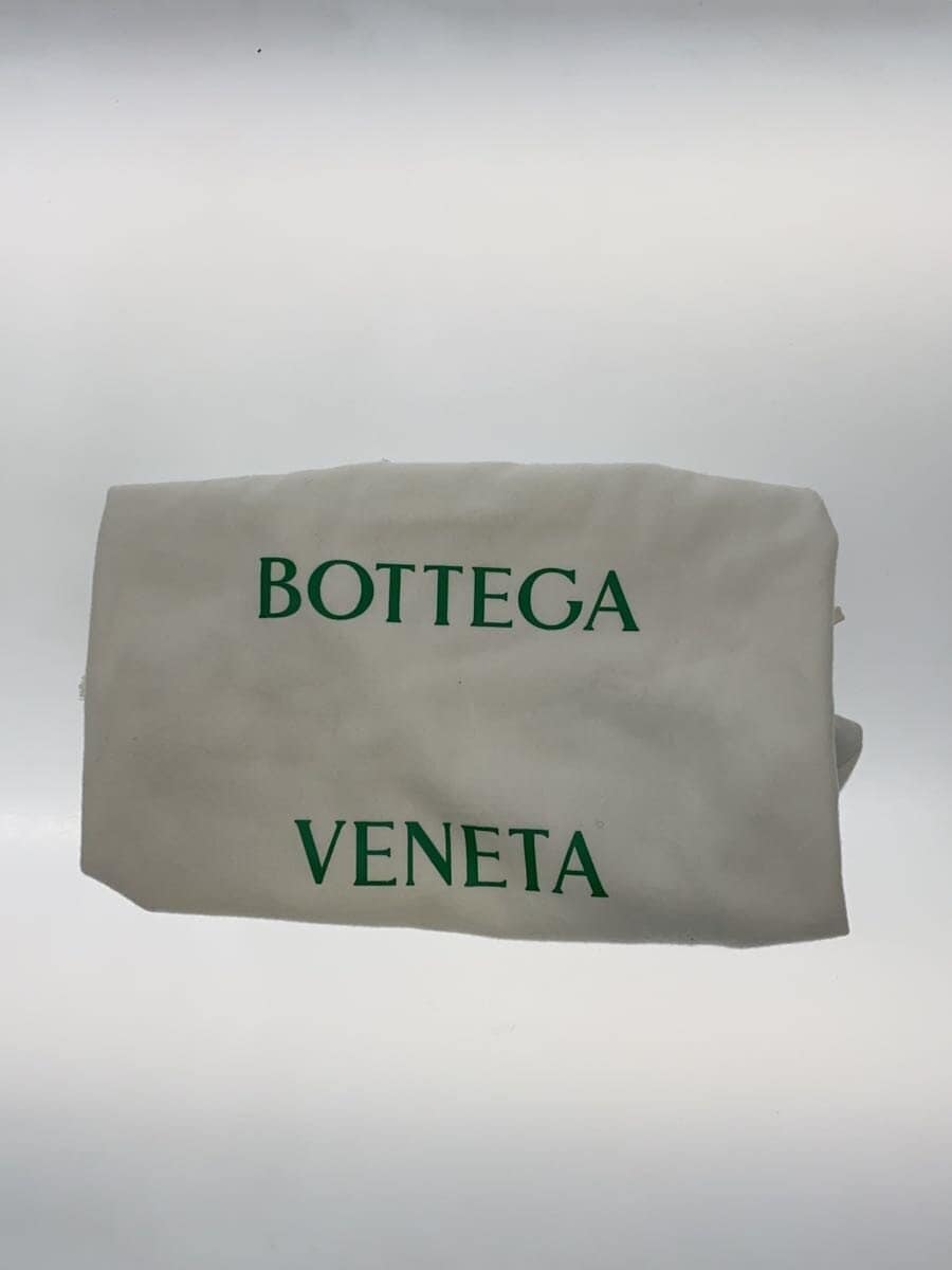 BOTTEGA VENETA Cassette Shoulder Bag Leather Green Solid Color 7