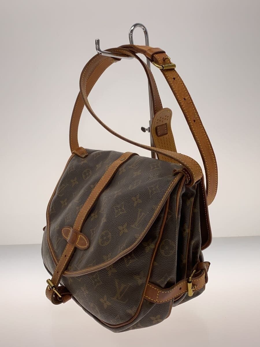 LOUIS VUITTON1)Saumur 30_Monogram Canvas PVC BRW 2