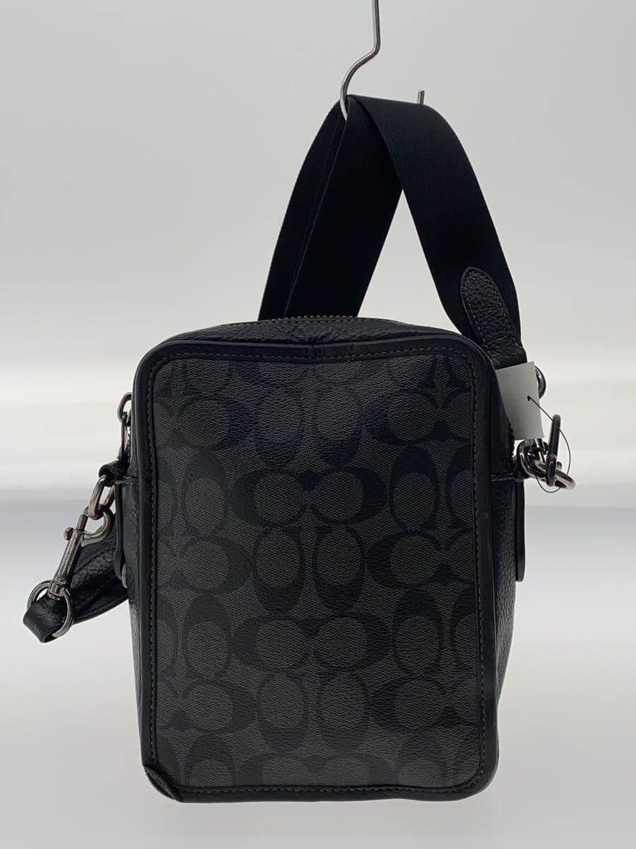 COACH Shoulder Bag Leather BLK CC009 3