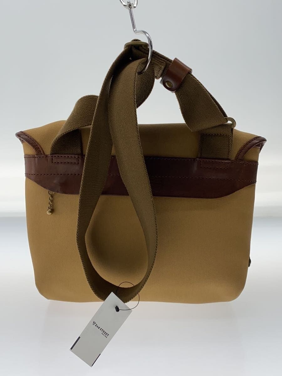 SLOW Shoulder Bag Canvas CML Solid 3