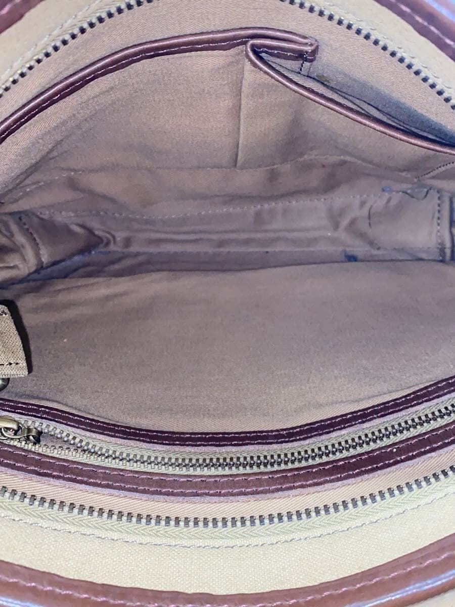 SLOW Shoulder Bag Canvas CML Solid 6