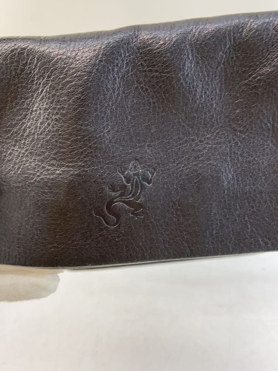 agnes b VOYAGE Shoulder Bag Leather BLK Solid 5