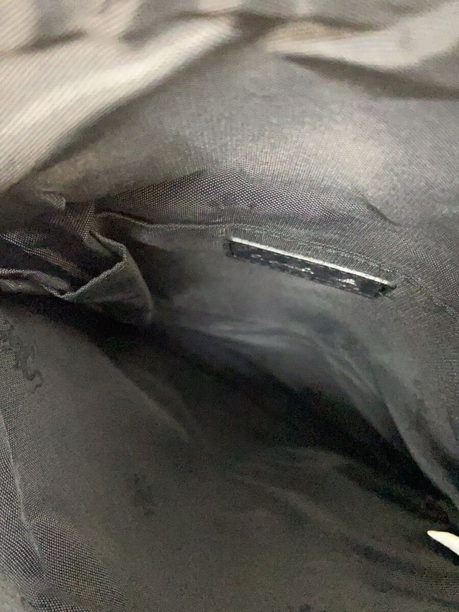 agnes b VOYAGE Shoulder Bag Leather BLK Solid 6