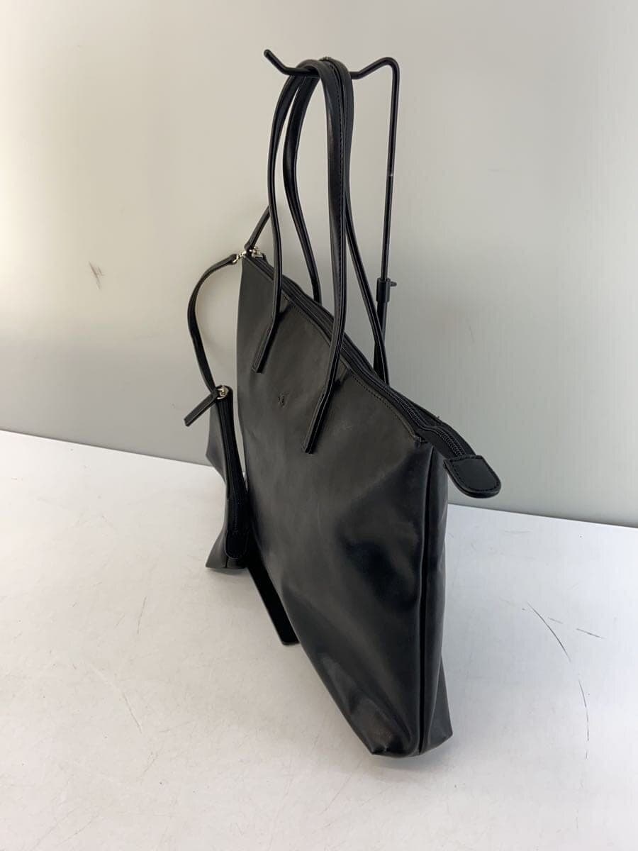 Kitamura K2 Tote Bag Leather BLK 2