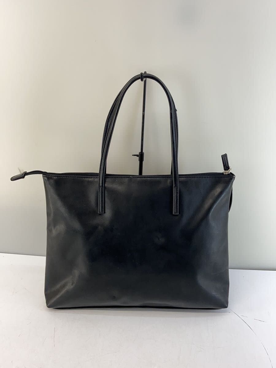 Kitamura K2 Tote Bag Leather BLK 3